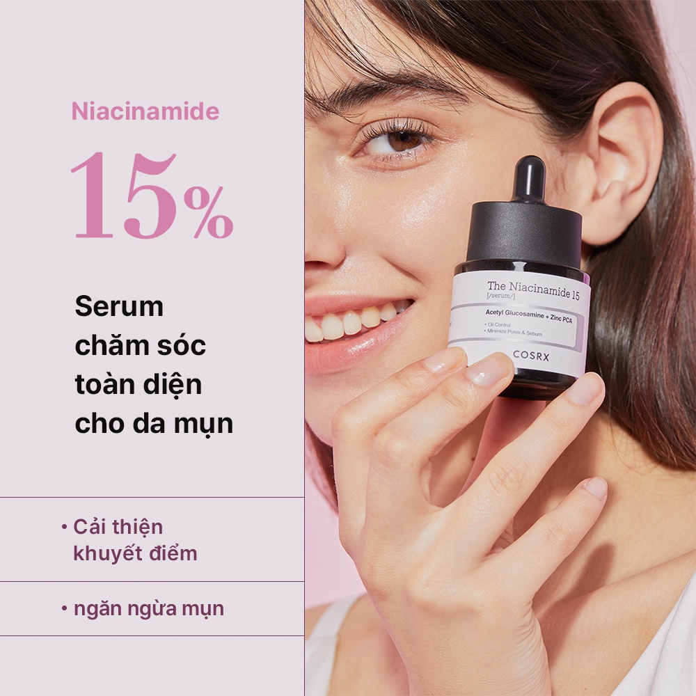 Ảnh Serum COSRX The RX 20ml Niacinamide 15% chăm sóc da mụn/ Vitamin C 23% & 13% cải thiện tông da/ Hyaluronic 3% làm mát dịu da 3
