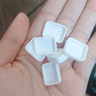 DIY - Pocket Ô Nhỏ Đựng Màu Mini Pan 0.5ml / 1ml / 2ml Trong Suốt / Trắng Sữa Xinh Xắn, Dụng Cụ Chiết Màu 🐻🌻🌻