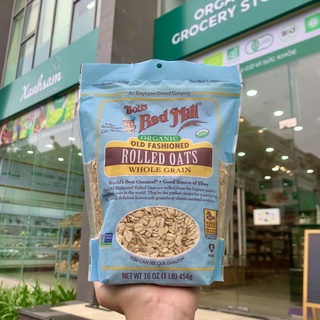 YẾN MẠCH CÁN CỠ VỪA HỮU CƠ - 454g - BOB'S RED MILL - USDA ORGANIC - XANHSAM NATURAL & ORGANIC.
