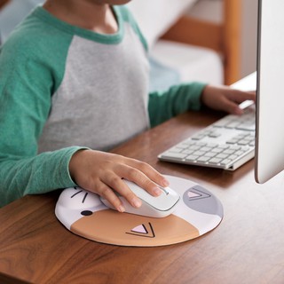Bàn di chuột có kê cổ tay hình mèo dễ thương ELECOM MP-AN01CAT