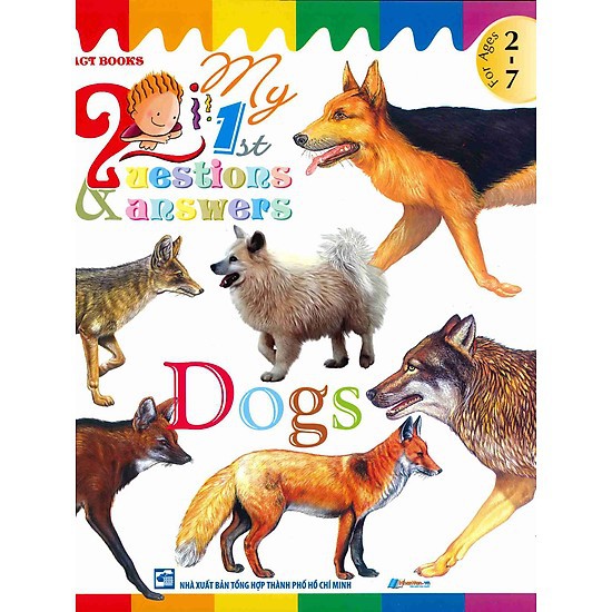 Sách - My First Questions & Answers - Dogs - Nhân Văn | Shopee Việt Nam