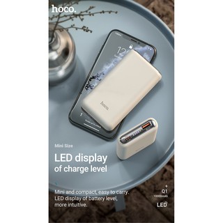 Pin Dự Phòng Hoco Q1 Kraft 10000mah lõi Li-po, QC 3.0, PD TypeC 20W, có hỗ trợ VOOC - Phụ Kiện Nhất Tín