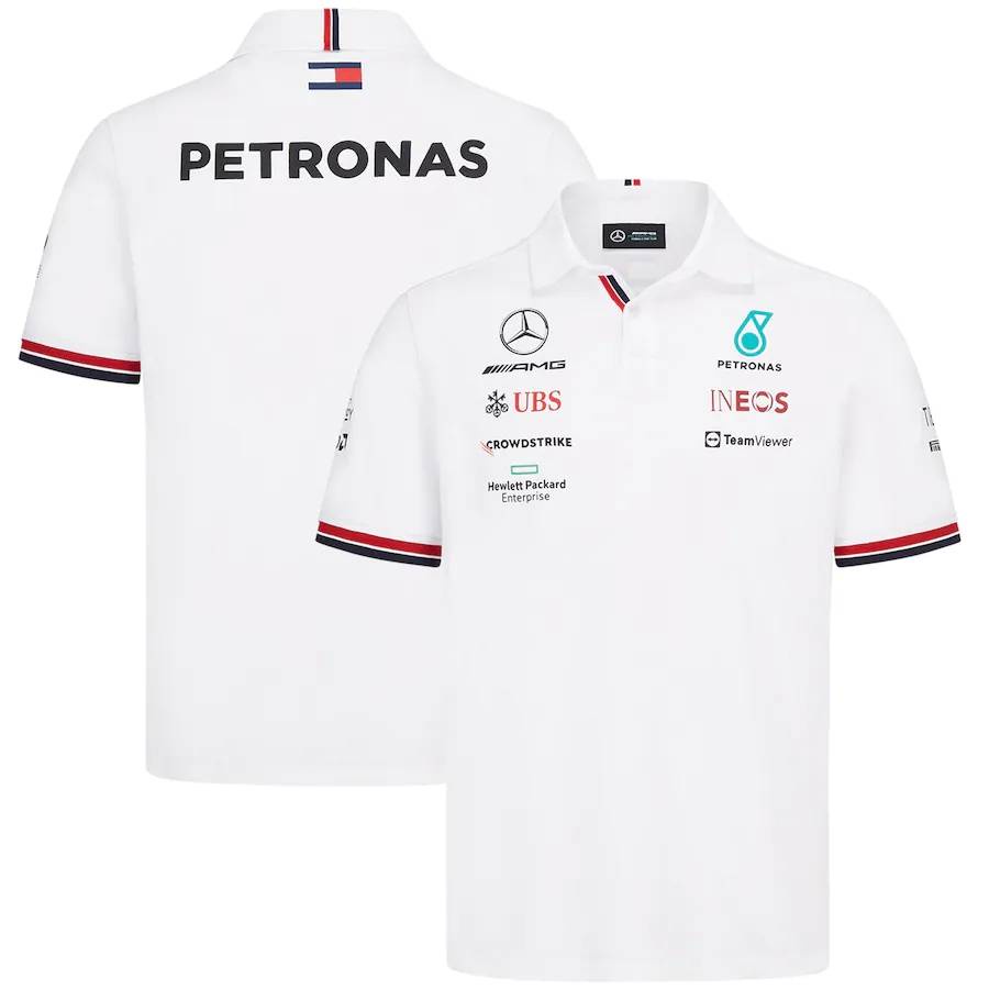 Áo Polo Thể Thao Mercedes AMG Petronas 2022, Tay Ngắn, Unisex Plus Size