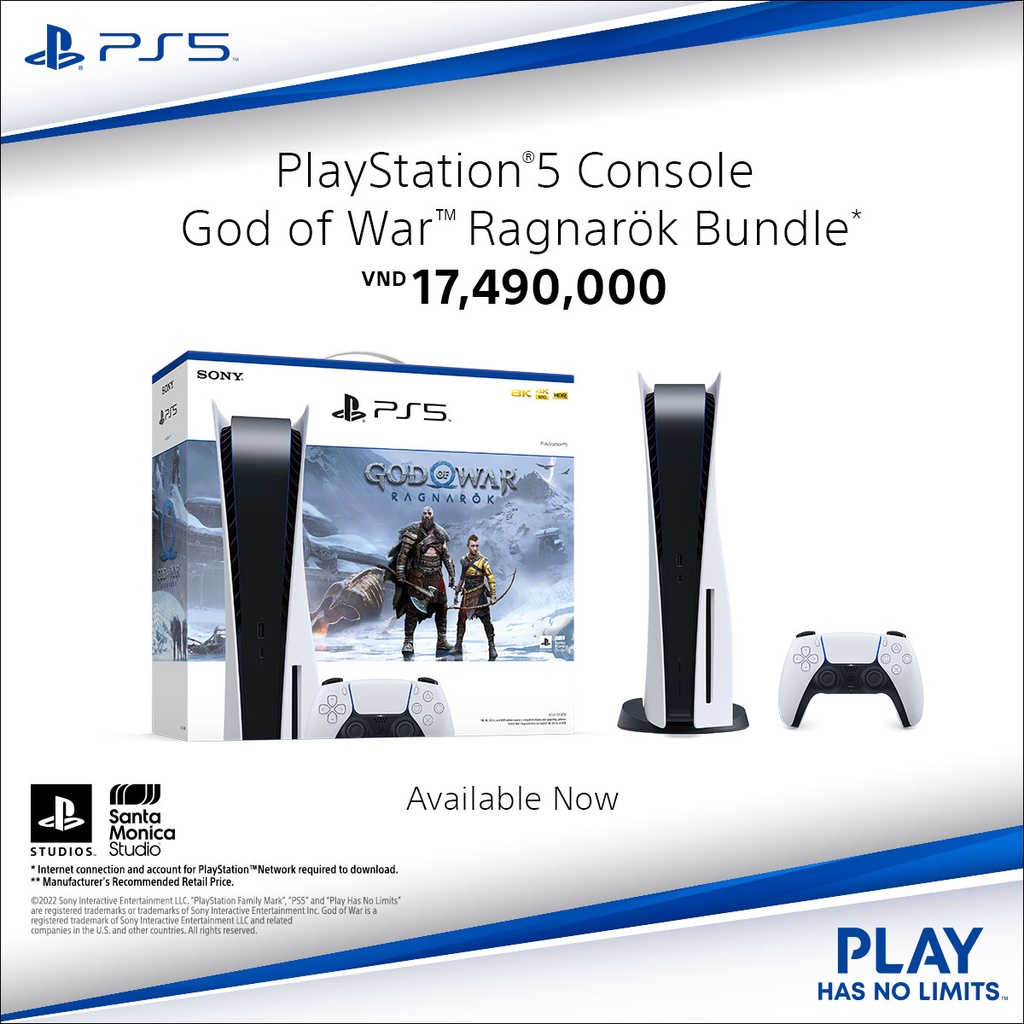 Ảnh Bộ máy chơi game Sony PS5 GOW Ragnarok ASIA-00436 2
