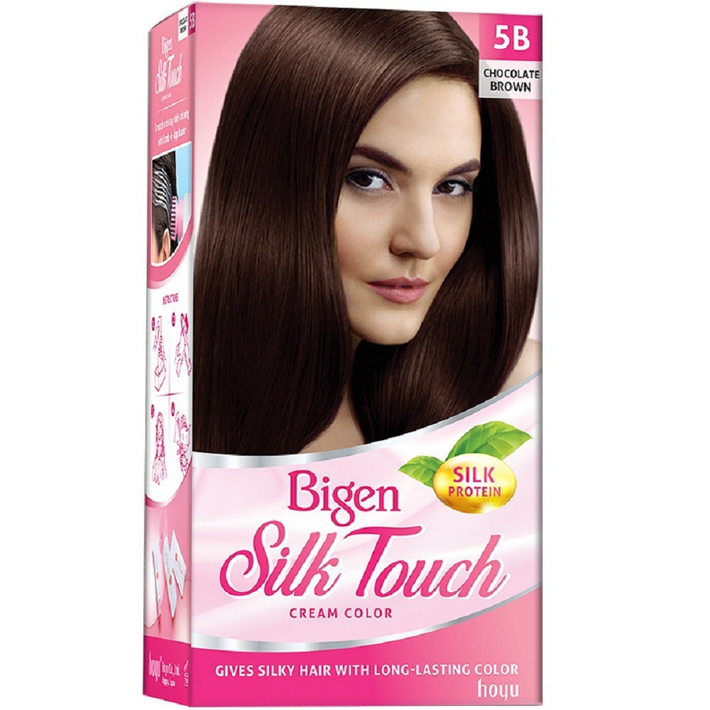 Thông tin về Thuốc nhuộm tóc Bigen Silk Touch 5B