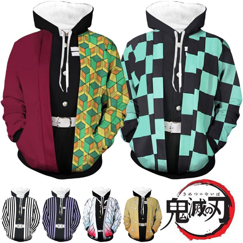 Áo hoodie Kimetsu no Yaiba chất liệu mềm mại, thoải mái
