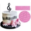 Cc Musical Note Silicone Fondant Khuôn Bánh Thảm Trang Trí Sô Cô La Dụng Cụ Làm Bánh DIY Phụ Kiện