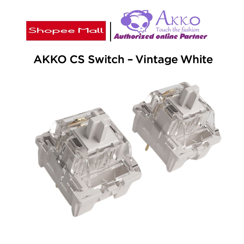 Bộ Switch bàn phím cơ Akko CS Switch - Vintage White (45 switch ...