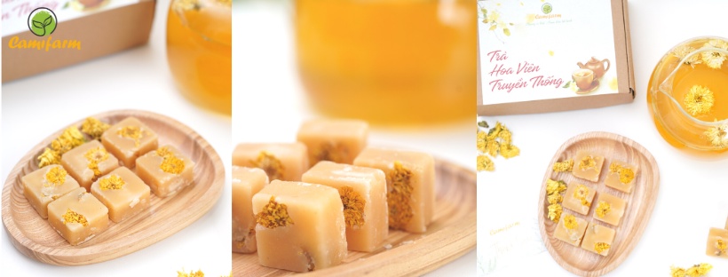 Mô tả Trà hoa cúc đường phèn mật ong Camifarm dưỡng nhan, thanh lọc, chống lão hóa, tốt cho sức khỏe - 1