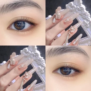 Kính áp trònghiệu ứng COSTA GRAY xám cam giãn nhẹ 1 tháng | Spring Lens