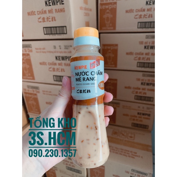 [giá sỉ 23.3K /chai] COMBO 15 chai Nước chấm sốt (xốt) mè rang Kewpie ...