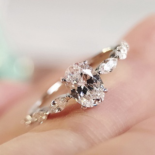 Women's 925 Silver Wedding Ring by 8916 Fashion Accessories Store