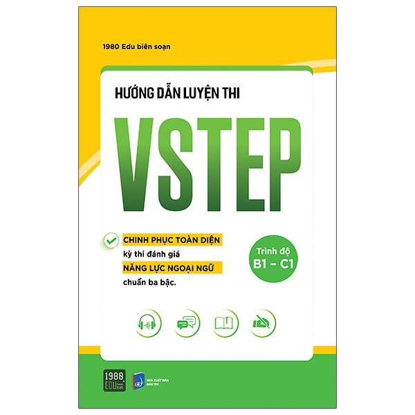 Sách - Hướng dẫn luyện thi VSTEP trình độ B1-C1 - 1980Books