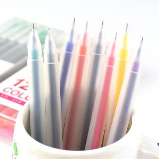 Set 12 Bút Mực Nước Ngòi 0.5mm Với 8 Màu Sắc