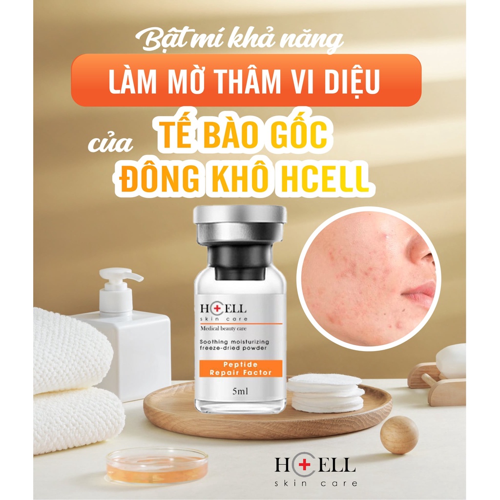 Tế bào gốc nuôi dưỡng phục hồi da HCELL PEPTIDE REPAIR FACTOR