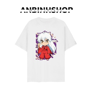 Áo thun unisex in hình chibi Inuyasha chất vải mềm mịn mát từ AnbinhShop