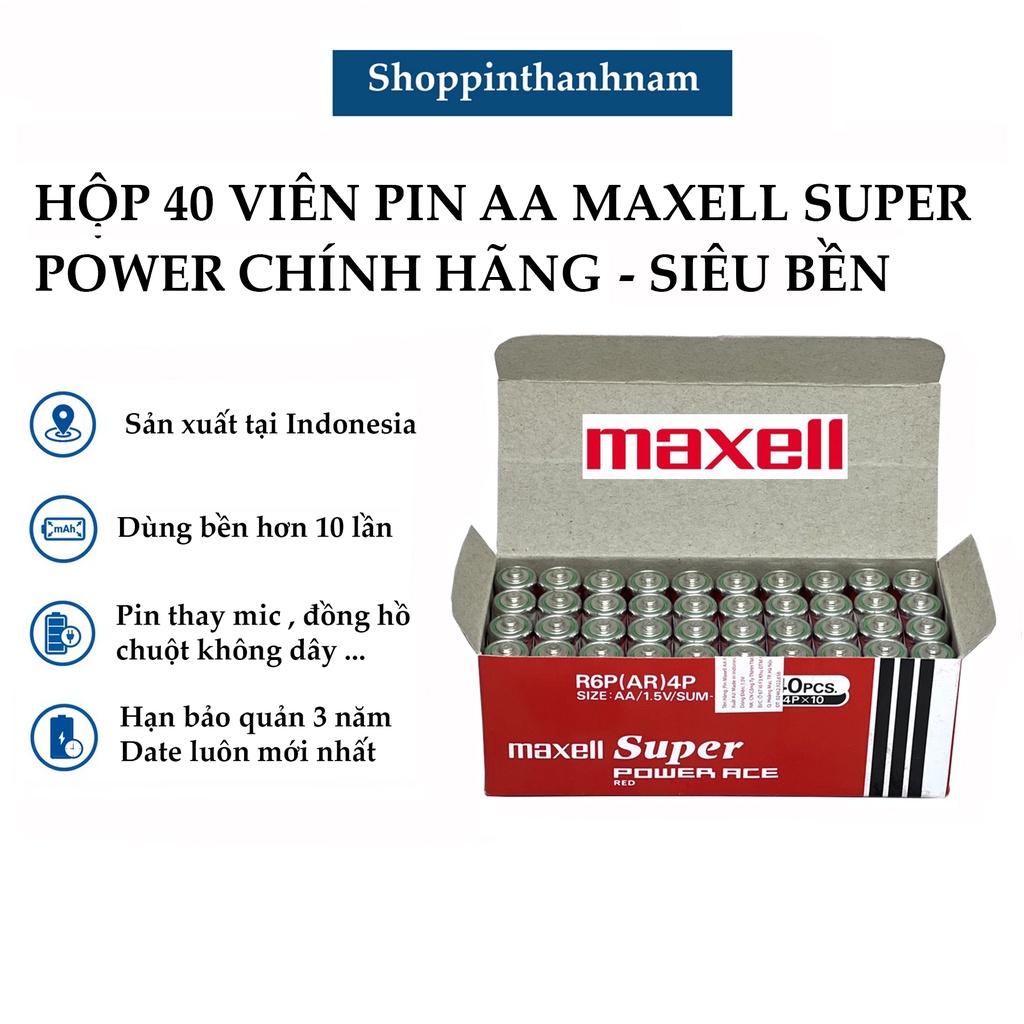 pin maxell aa giá tốt Tháng 7, 2026 | Mua ngay | Shopee Việt Nam