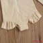 Mg-baby Bé Gái Dài Tay Một Mảnh Đồ Bơi, Màu Trơn Ruffle Dây Kéo Rash Guard Đồ Bơi Bộ Đồ Tắm
