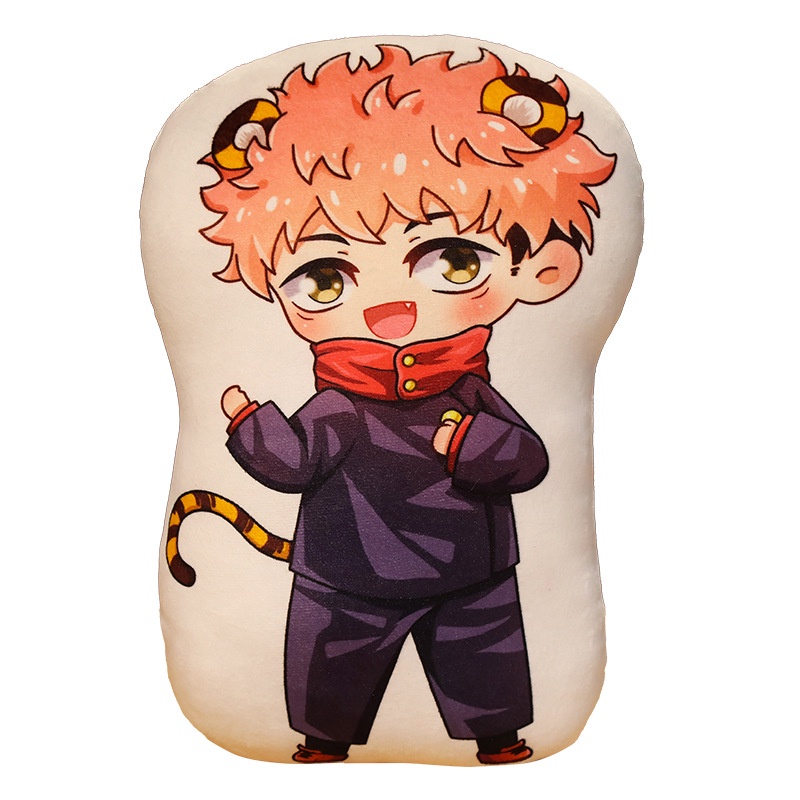 ST2 Jujutsu Kaisen Gối Sang Trọng Đồ Chơi Anime Hình Gojo Itadori Megumi Nobara Nhồi Bông Búp Bê Đệm Trang Trí Nhà Quà Tặng TS2