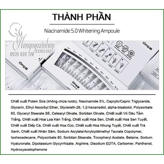 Huyết thanh Trắng Da 10MGRX Niacinamide 5.0 Whitening Ampoule