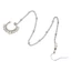 BTF Giả Septum Nhẫn Xuyên Ấn Độ Mũi Nhẫn Có Dây Xích Vintage Mũi Dây Xích Tai Nhẫn Chống Dị Ứng Bạc Vàng