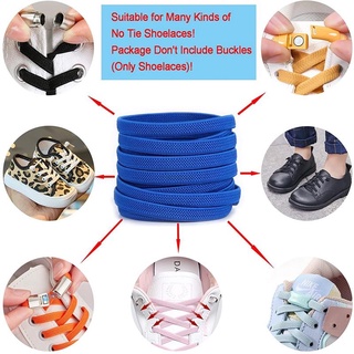 1 Cặp Dây Cao Su Buộc Giày Thể Thao Bản Rộng 7Mm Cho Người Lớn Và Trẻ Em