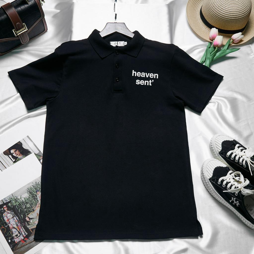 Áo polo HEAVEN SENT thanh lịch - Áo cotton cao cấp