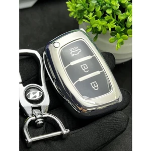 BỌC CHÌA KHÓA TPU mạ Inox HUYNDAI I10, TUCSON, ELANTRA CHÌA THÔNG MINH