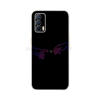 Ốp điện thoại silicon dẻo in hình vẽ hoa bồ công anh cầu vồng cho OPPO Realme V15 5G Realme V15 5G 6.4 inch