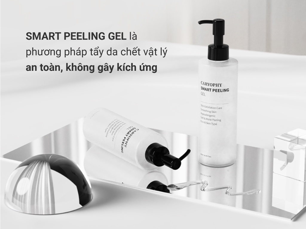 Mô tả Tẩy tế bào chết mặt Caryophy Smart Peeling Gel tẩy da chết vật lý da dầu mụn 250ml - 2