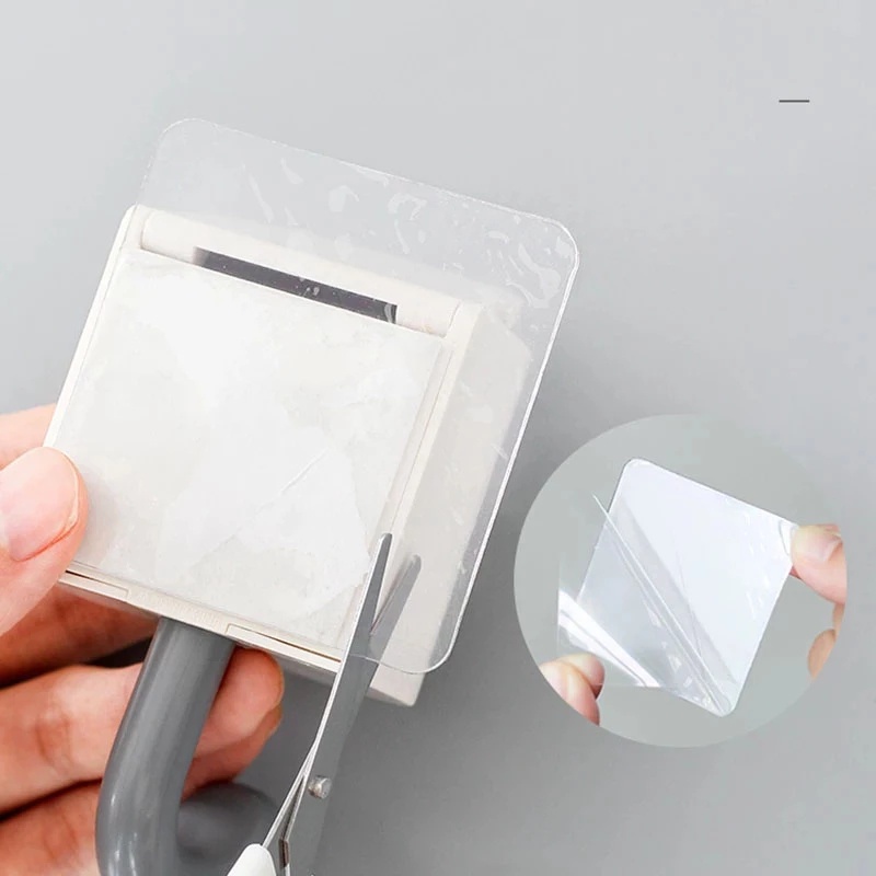 Băng Keo Hai Mặt PVC Trong Suốt Siêu Dính Chống Thấm Nước Đa Năng Có Thể Tái Sử Dụng
