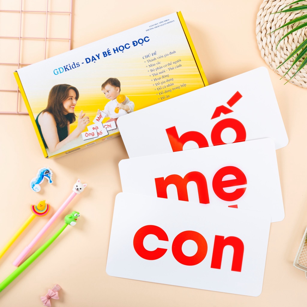 Ảnh Flashcard Glenn Doman - Bộ 100 Thẻ Học Đọc Thông Minh Phát Triển Ngôn Ngữ Cho Trẻ Từ 0-6 Tuổi 2