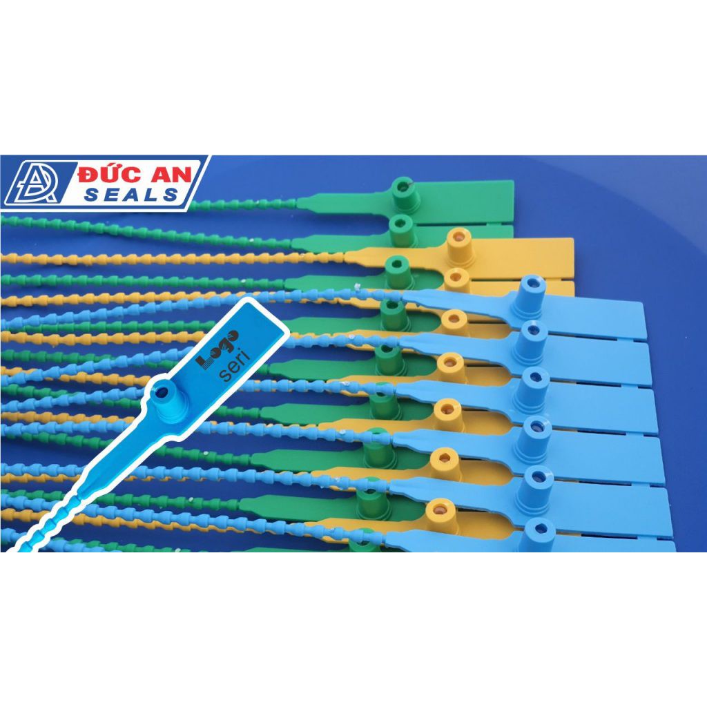 100 chiếc - Seal khóa niêm phong kẹp chì dây rút nhựa đốt trúc to DA18 ...