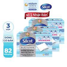 Bông tẩy trang cơ bản Silcot Nhật Bản 82 miếng | Shopee Việt Nam