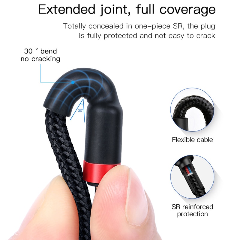 Ảnh Cáp Baseus USB Type C sang USB Type C cho Samsung S8 S9 Plus Điện thoại di động Xiaomi PD 60W QC3.0 3A Cáp sạc nhanh cho loại C 3
