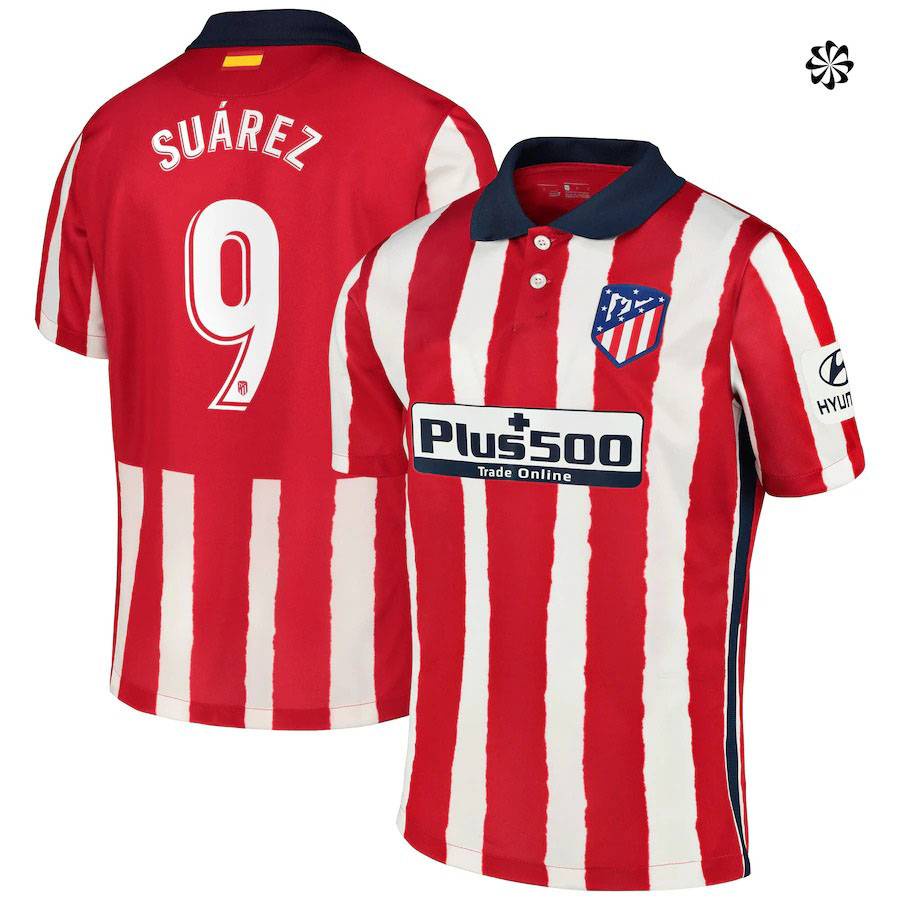 SY3 - Áo Thun Thể Thao Atletico Madrid Sân Nhà Mùa Giải 2020-2021, Nhiều Kích Cỡ