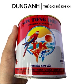 Sơn tổng hợp Kim Khí Dung Anh sơn TK sơn trên bề mặt sắt thép, đồ gỗ lọ 0,8kg