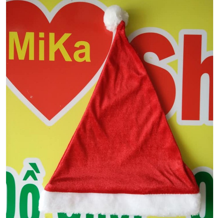 5 Mũ Noel nhung trơn
