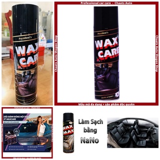 Dung dịch Wax Care công nghệ nan0 đánh bóng nội thất ô tô bảo vệ phục hồi nhựa đồ da xe hơi mẫu mới