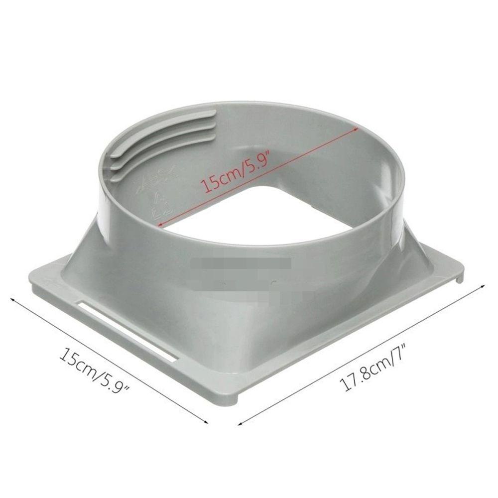 Giao diện ống xả SUNKISSD Ống điều hòa di động Ống dẫn hình tròn / vuông