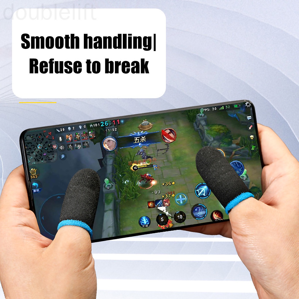 Găng Tay Chơi Game Chống Mồ Hôi Tay Sợi Bạc dệt 24 Kim - Chính Hãng HD DESIGN