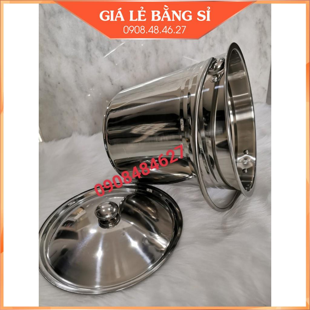 Xô Inox Có Nắp Đựng Nước Lèo / Đựng Đá | Shopee Việt Nam