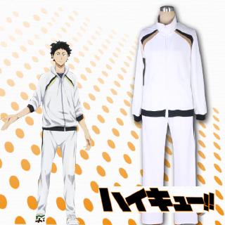 Áo khoác tay dài/ quần dài hóa trang nhân vật Akaashi Keiji hoạt hình Haikyuu Fukurodani