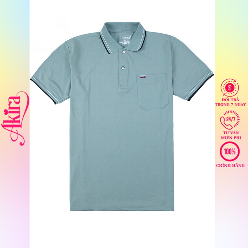 Áo polo nam chất vải cao cấp mềm mịn viền tay và viền cổ áo chất vải co giãn, form đẹp Aki PL70-5