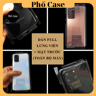 Dán PPF Full Lưng Viền dành cho Samsung S26 Ultra / S25 Ultra / S24 Ultra / S23 Ultra / S22 Ultra