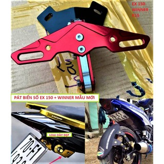 PÁT BIỂN SỐ GẬP EX 150 MẪU MỚI LOẠI DÀY ĐẸP - ĐỒ CHƠI XE MÁY