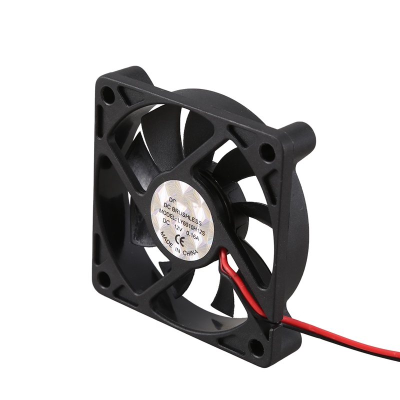 Ốp lưng PC để bàn DC 12V 0,16A 60mm 2 chân Quạt làm mát