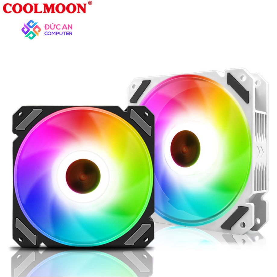 Quạt Tản Nhiệt, Fan Led RGB Coolmoon X1 - Đồng Bộ Hub | Shopee Việt Nam