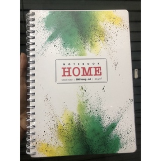 Sổ A4 Home lò xo kép 300 trang- giấy kẻ ngang