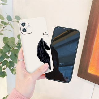 Ốp iphone - Ốp lưng iphone cạnh vuông Đôi cánh thiên thần dành cho ip 6 đến 16promax - ng128
